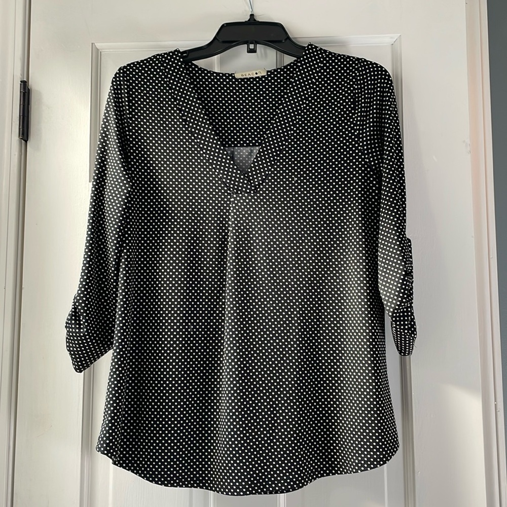 Split Neck Top